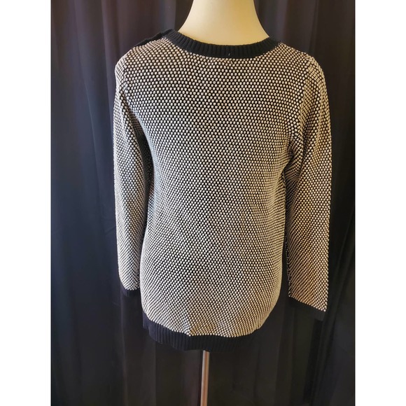 NWT Charter Club Sparkle White Polka Dot 1x Sweater - Picture 5 of 6